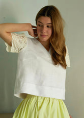 Safia Linen Bouse